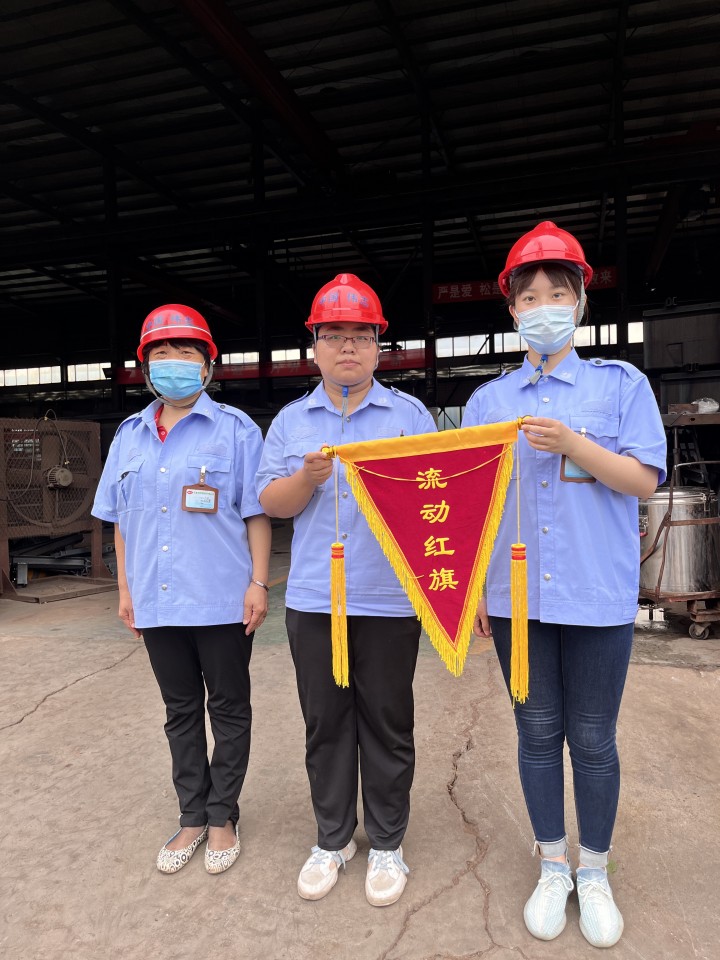 偉志鋼模板企業(yè)文化構(gòu)建，頒發(fā)流動紅旗